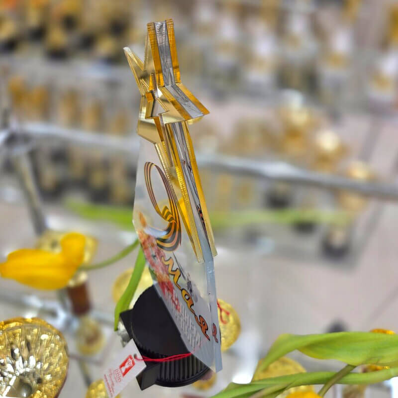 Акриловая награда 9 Мая С Днем Победы! 7213-101-010