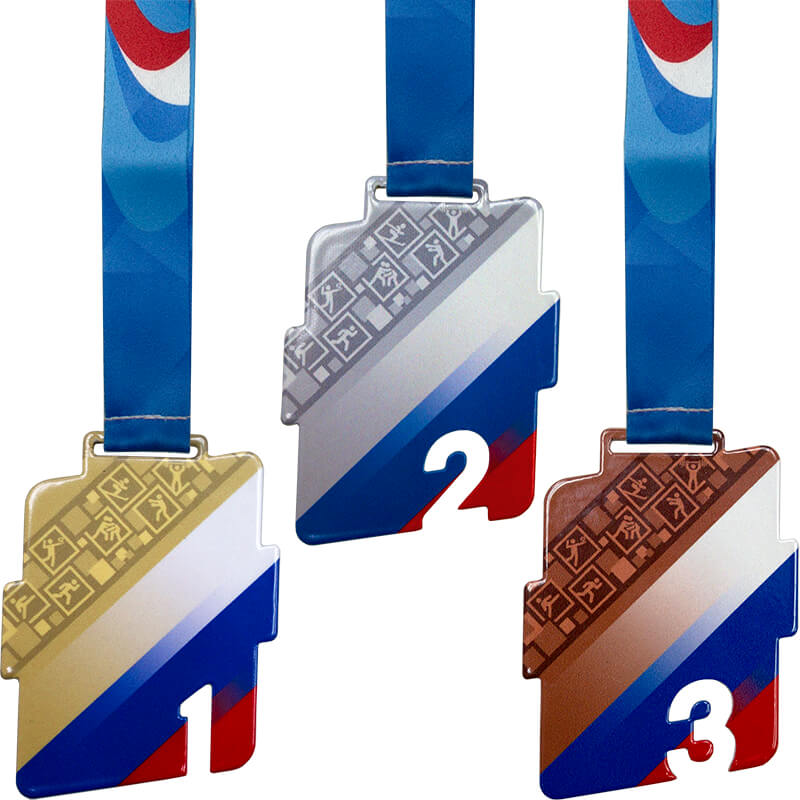 3656-001 Комплект медалей Родослав 80мм (3 медали) 3656-001