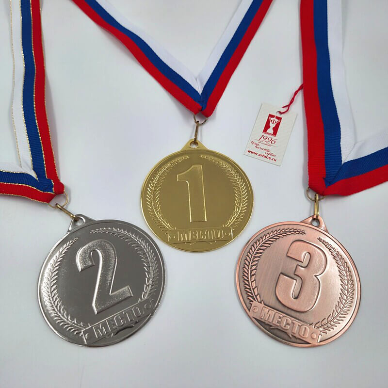 Комплект медалей Такайка 1,2,3 место 3712-070-000
