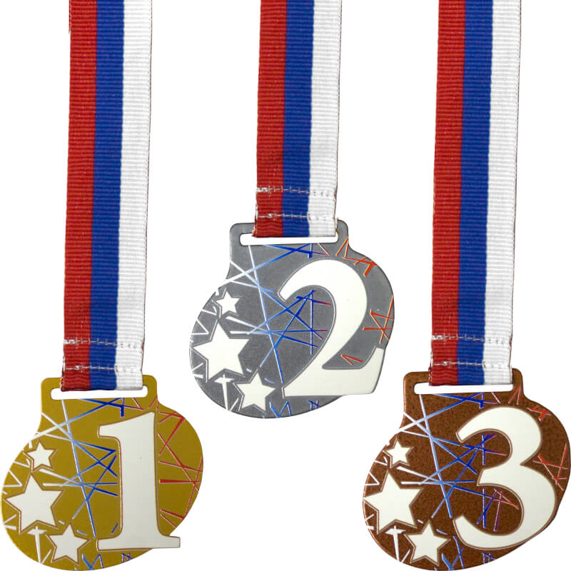 3632-000 Комплект медалей Фонтанка 55мм (3 медали) 3632-000