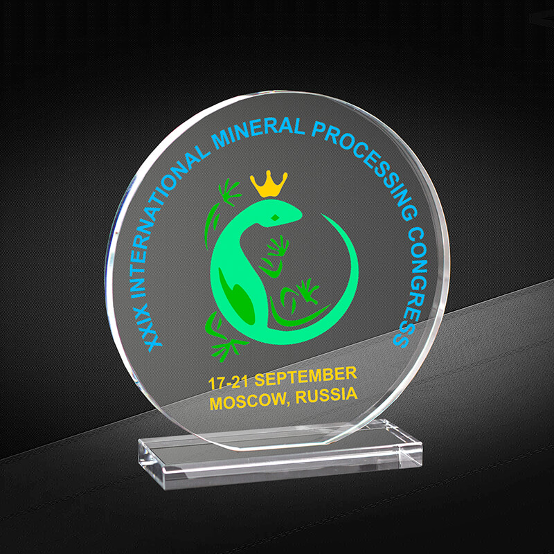 2728-У08 Награда из стекла 8 мм с УФ печатью 2728-У08