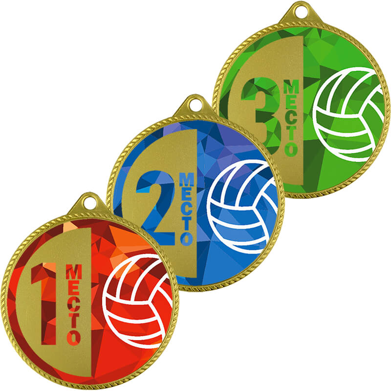 3999-024 Медаль Волейбол 1,2,3 место 3999-024