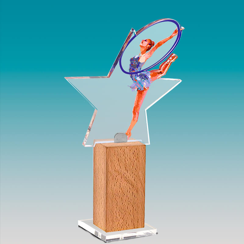 1703-017 Акриловая награда Гимнастика 1703-017
