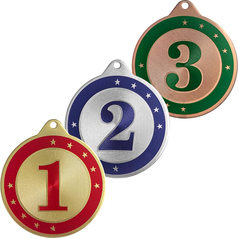 3639-701 Медаль с УФ печатью 1,2,3 место 3639-701