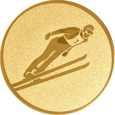 1140-025 Эмблема прыжки на лыжах с трамплина 1140-025