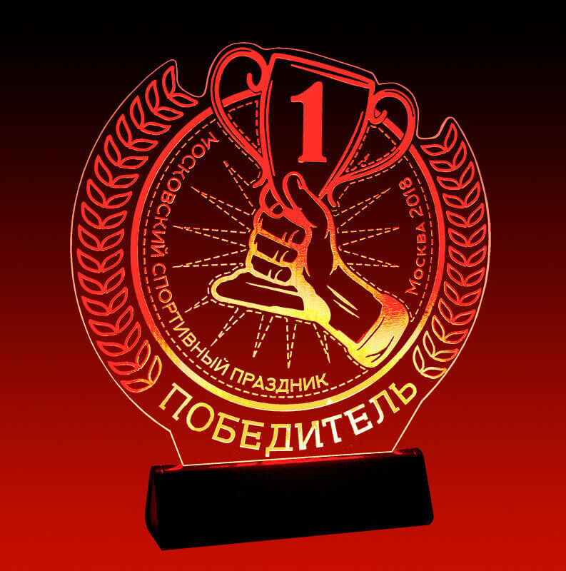1772-002 Акриловая награда с подсветкой 1772-002