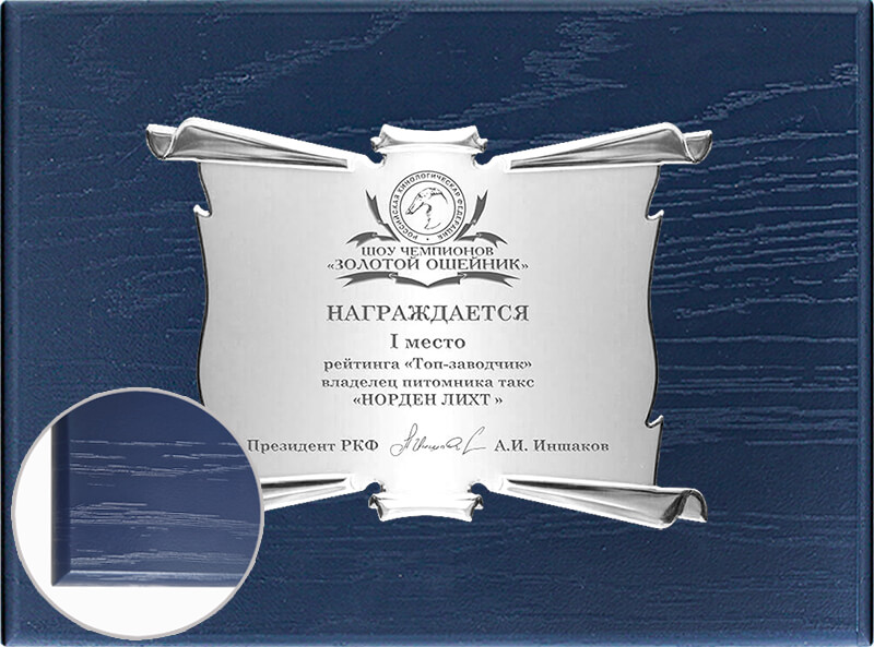 1914-955 Плакетка с дипломом и лазер.гравировкой 1914-955
