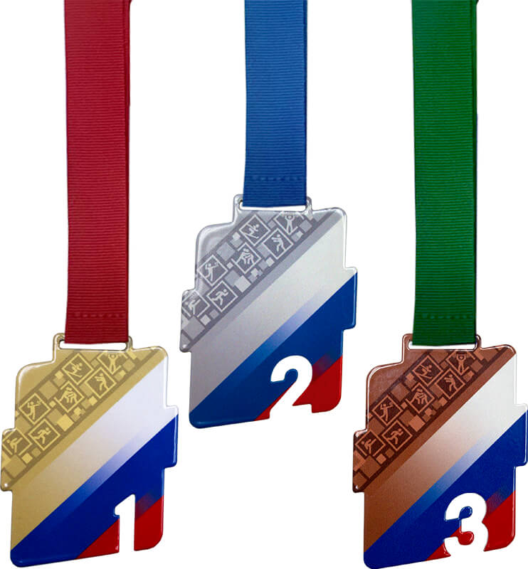 3656-235 Комплект медалей Родослав 80мм (3 медали) 3656-235