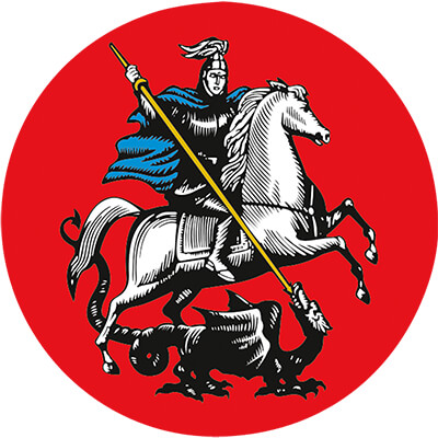 1335-002 Акриловая эмблема Герб Москвы 1335-002