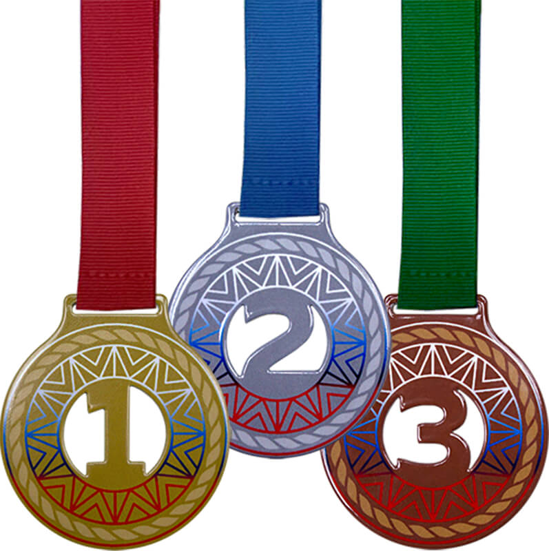 3655-235 Комплект медалей Милодар 70мм (3 медали) 3655-235