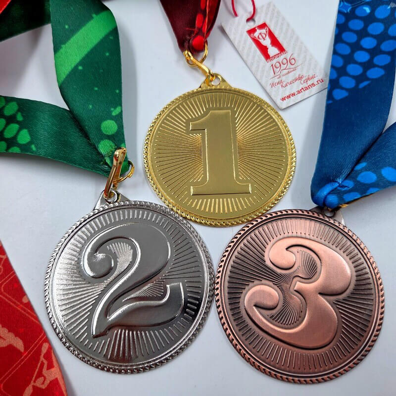 Комплект медалей Южанка 1,2,3 место 3718-055-000