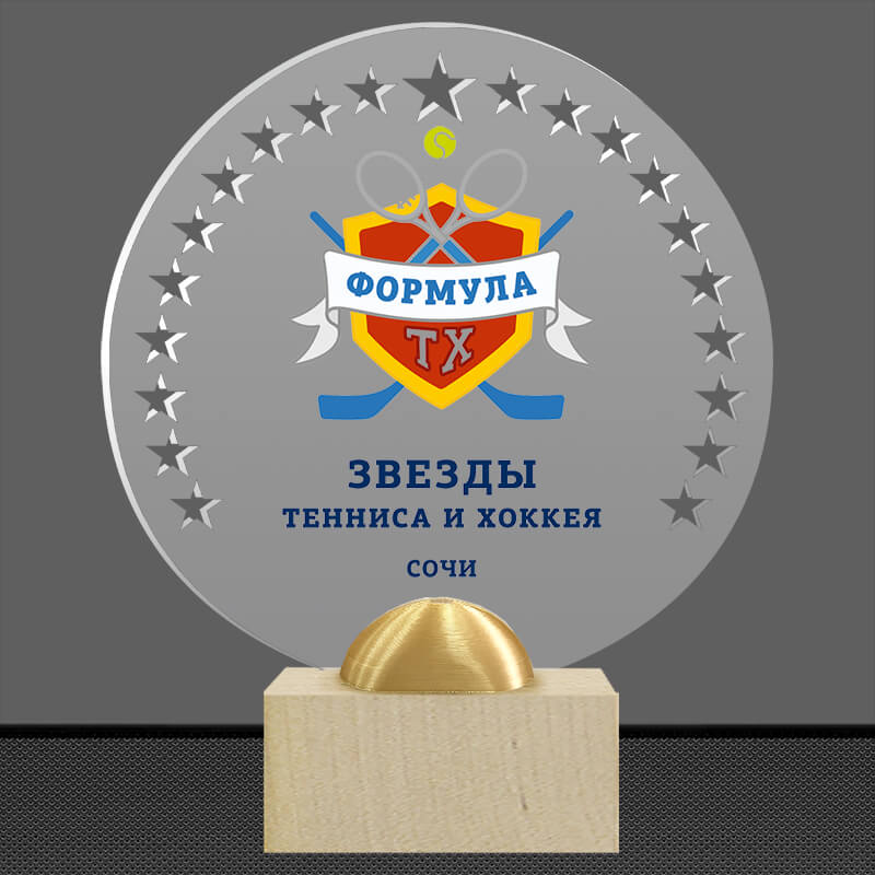 2896-УФ3 Акриловая награда с УФ печатью 2896-УФ3