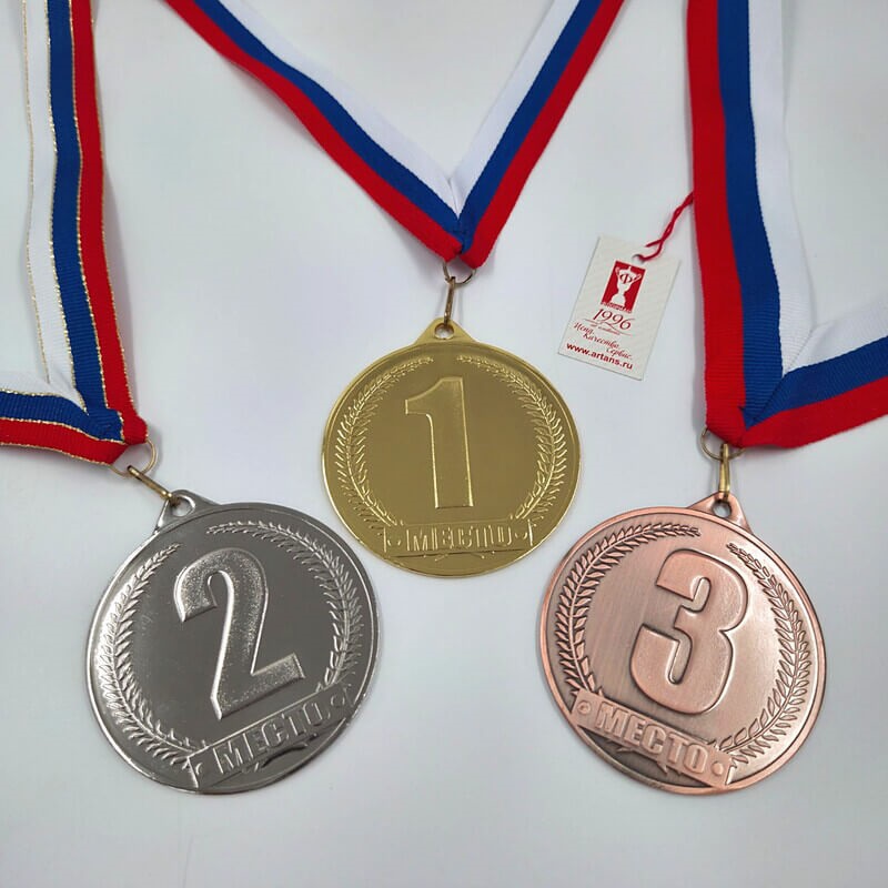 Комплект медалей Такайка 1,2,3 место 3712-070-000