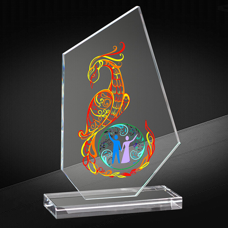 2724-У08 Награда из стекла 8 мм с УФ печатью 2724-У08