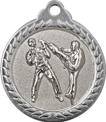 3372-217 Медаль рельефная карате 3372-217