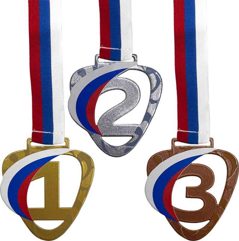 3654-132 Комплект медалей Зореслав 70мм (3 медали) 3654-132