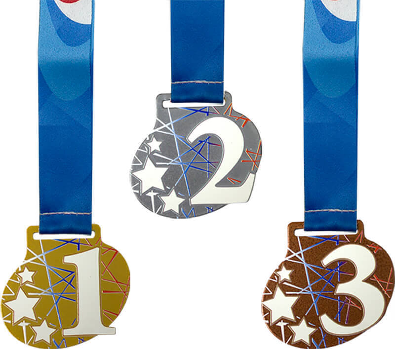 3657-001 Комплект медалей Фонтанка 55мм (3 медали) 3657-001