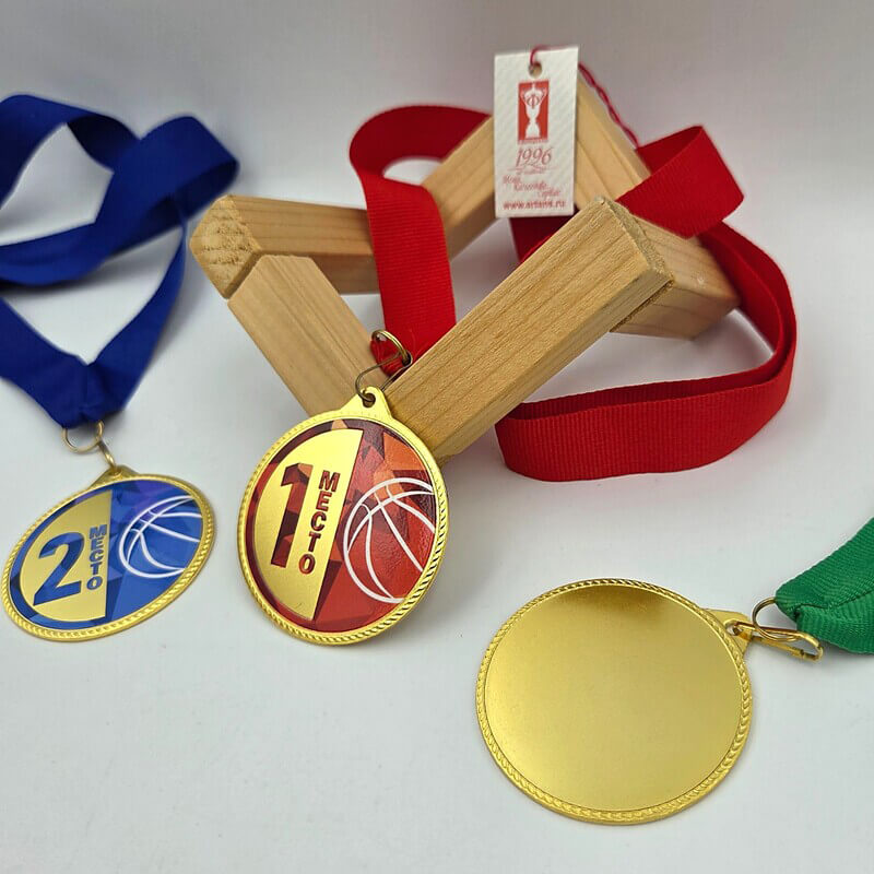3999-023 Медаль Баскетбол 1,2,3 место 3999-023