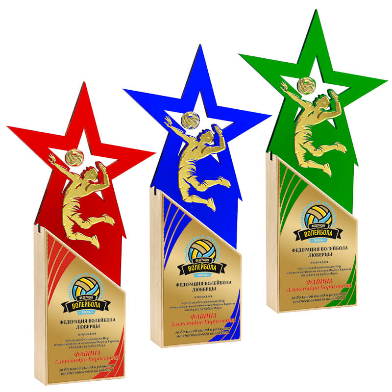 2720-СУБ Награда Волейбол с сублимац.печатью 2720-СУБ