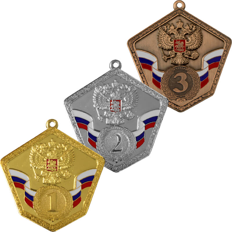3640-050 Комплект медалей Синглинка (3 медали) 3640-050