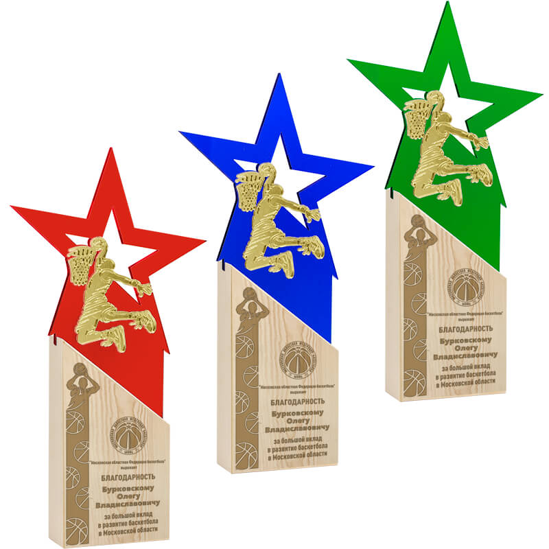 2719-ГР0 Награда Басктебол с гравировкой 2719-ГР0