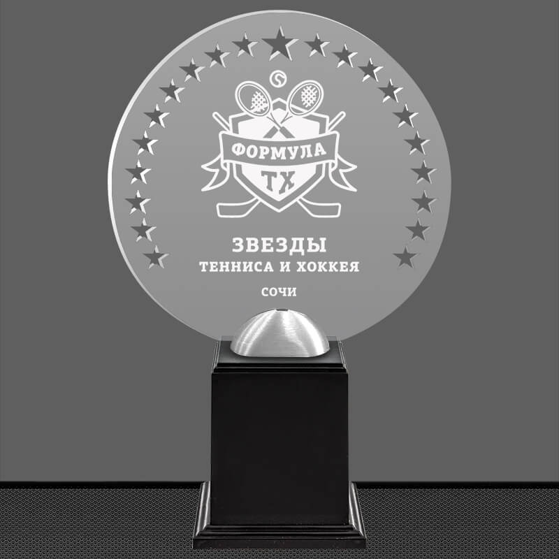 2896-ГР2 Акриловая награда с лазерной гравировкой 2896-ГР2