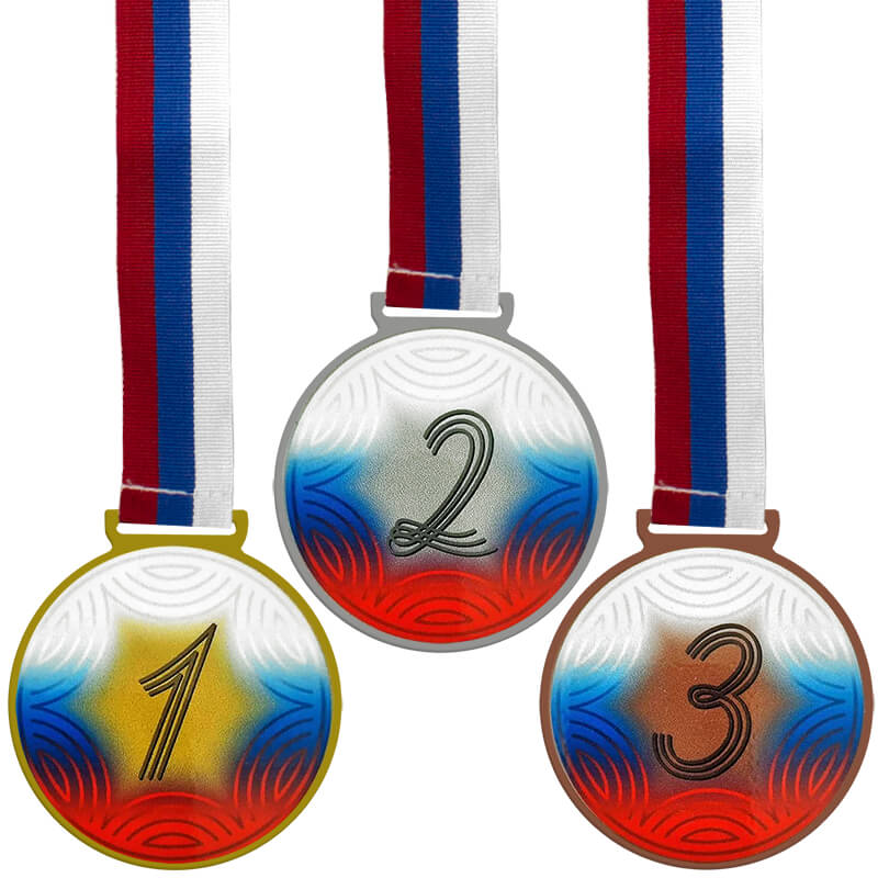 3670-032 Комплект медалей Аманита 70мм (3 медали) 3670-032