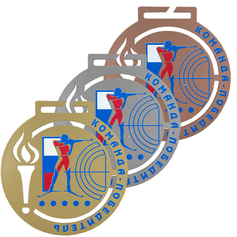 3723-УФ0 Медаль Умира с УФпечатью по Вашему макету 3723-УФ0