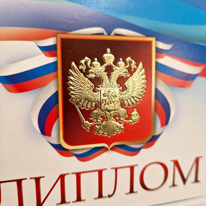 Диплом с тиснением фольгой 1040-048-000