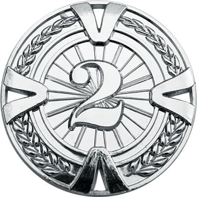 3476-261 Медаль Индоманка 2 место 3476-261