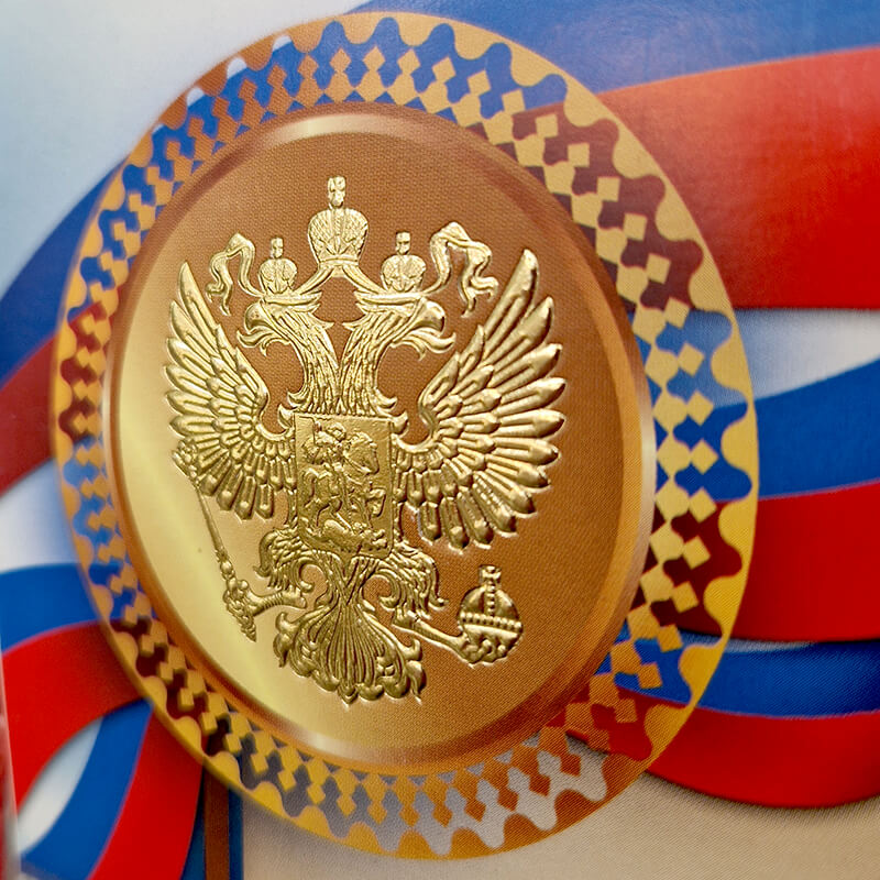 1040-071 Диплом с тиснением фольгой 1040-071