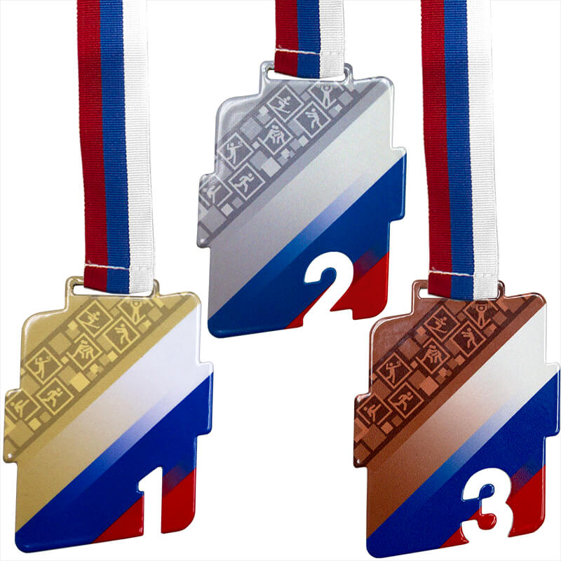 3656-132 Комплект медалей Родослав 80мм (3 медали) 3656-132