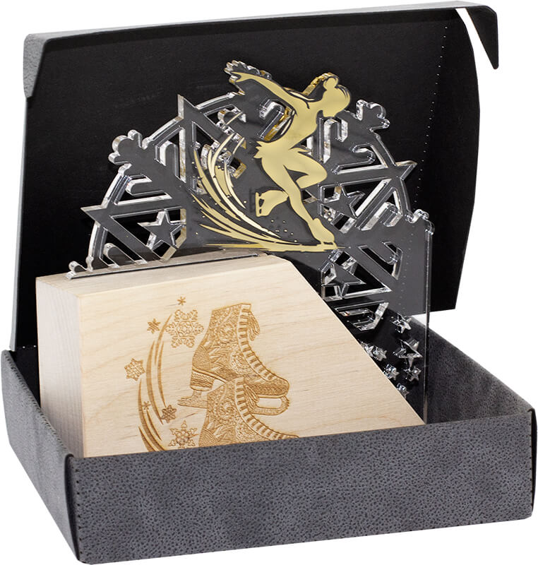 2740-Ф00 Акриловая награда Фигурное катание 2740-Ф00